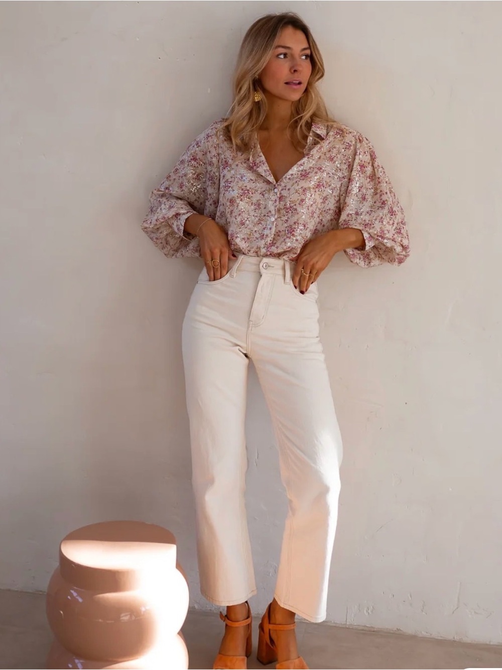 Easy Clothes Beige Sloan Jeans